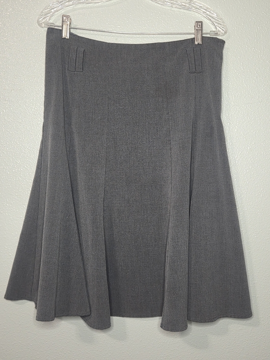 Dress Barn Dresses & Skirts - Dressbarn Womans Gray Paneled A-Line Flare Career Skirt - Size 10